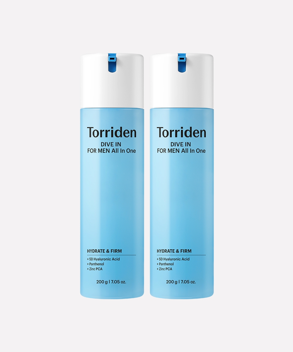 [2개묶음] 다이브인 포맨 저분자 히알루론산 올인원 200ml +[증정] 다이브인 포맨 히알루론산 스킨 30ml 3개