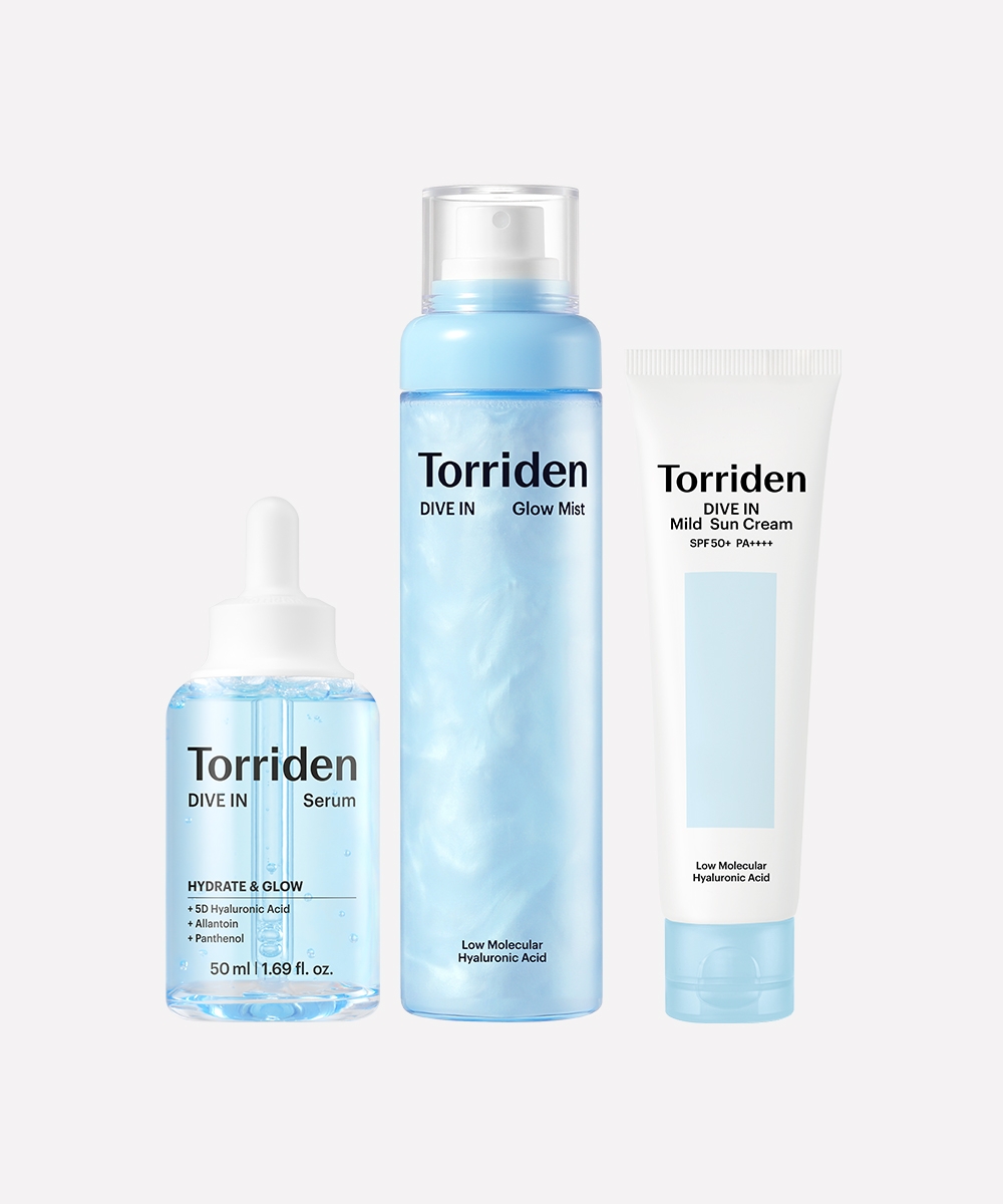 [8월한정/3종] 다이브인 세럼 50ml + 글로우미스트50ml + 마일드 선크림60ml