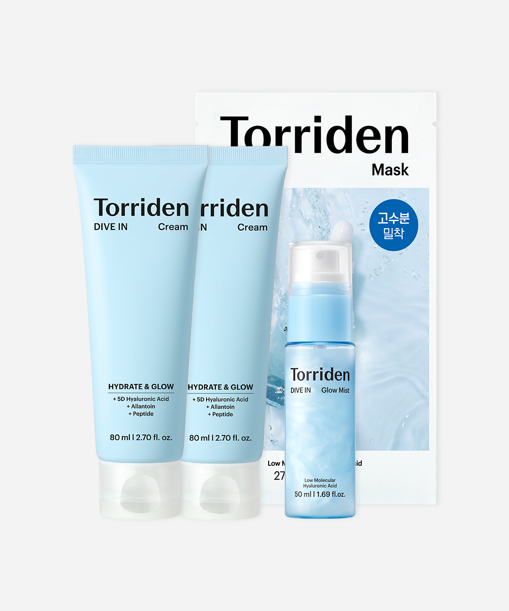 [Moisture Week] DIVE-IN Cream 80 ml x2 Glow Mist 50 ml + DIVE-IN Mask Pack 1 sheet