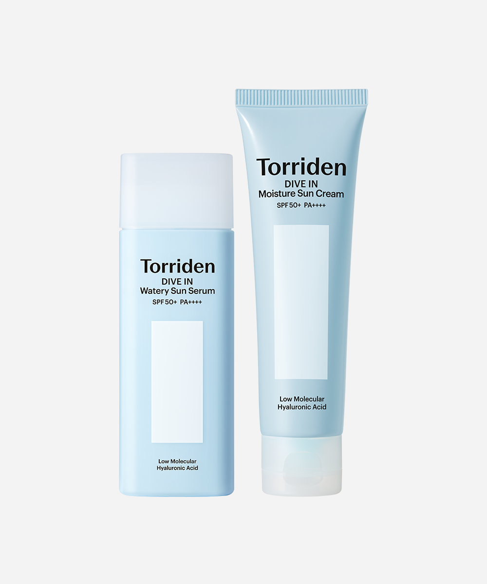 [2개세트] 다이브인 워터리 핏 선세럼 50ml+다이브인 모이스처 선크림 60ml