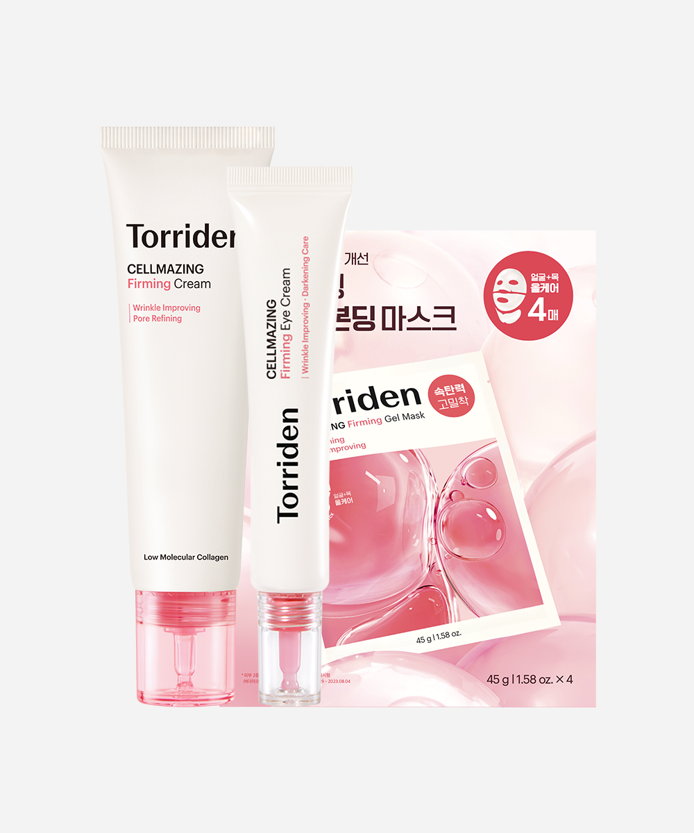[3종세트] 셀메이징 저분자 콜라겐 탄력 겔 마스크 4매+셀메이징 탄력 크림 60ml+탄력 아이크림 30ml