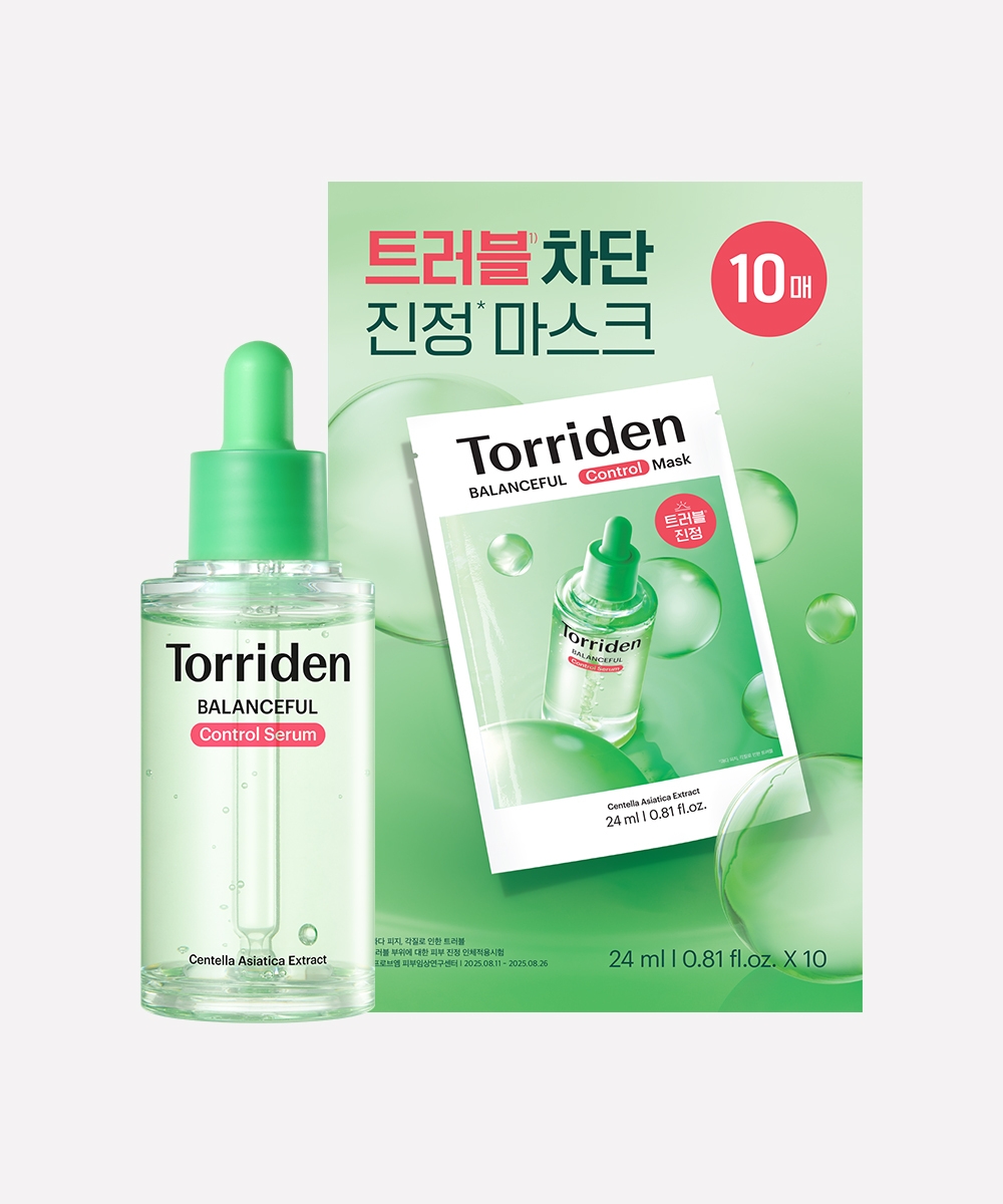 [2종세트] 밸런스풀 시카 컨트롤 세럼 50ml+밸런스풀 시카 컨트롤 마스크 10매