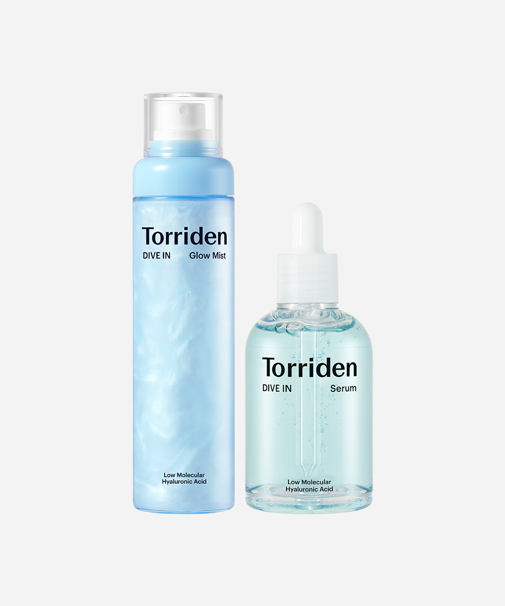 [2종세트] 다이브인 저분자 히알루론산 글로우 미스트 120ml+다이브인 저분자 히알루론산 세럼 50ml