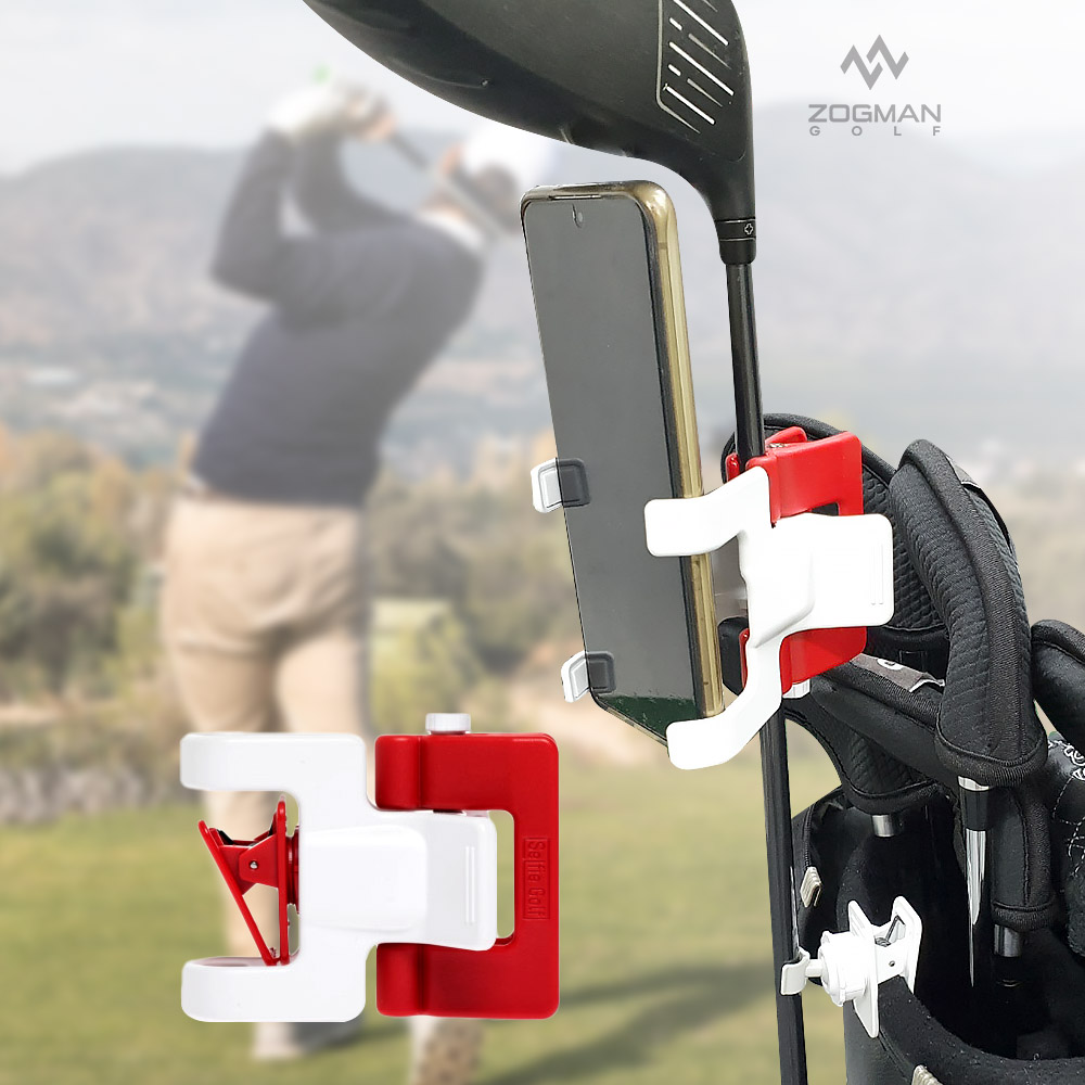 골프 스윙 자세 동영상 핸드폰 스마트폰 셀피 촬영 거치대 홀더 얼라인먼트 자세 교정 분석