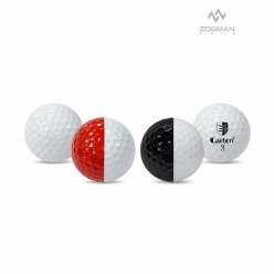 조그만 투컬러 반반 골프공 골프 퍼팅연습기 퍼팅 연습 도구 퍼팅라인 홀인원 선물