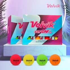 조그만 골프 볼빅 플라이온 12구 무반사 골프공 2피스 홀인원 선물 인쇄 X