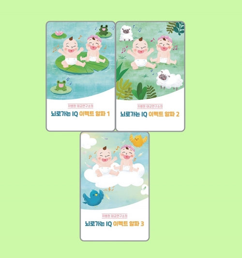 [정품인증]카디몽 레몽 차병원 클래식 IQ(좌뇌)계발 카드 (차병원 태교연구소에서 개발한 좌뇌 계발용 IQ 클래식 카드 3장)