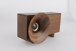 [정품인증]카디몽 레몽 스피커(호두나무 원목)(블루투스기능) (카드를 꽂아서 자동 플레이 무한 반복, 블루투스 기능까지 탑재)