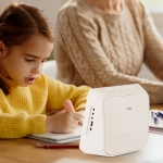 사파 충전식 무선 블루투스 포터블 DVD/CD플레이어 SDV700 (USB인식,라디오,코드프리,TV출력지원,CD리핑,시간 알람,리모컨포함)