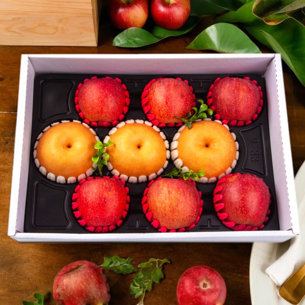 과일 혼합 프리미엄 명절 선물 세트 4kg 특 사과6과 배3과