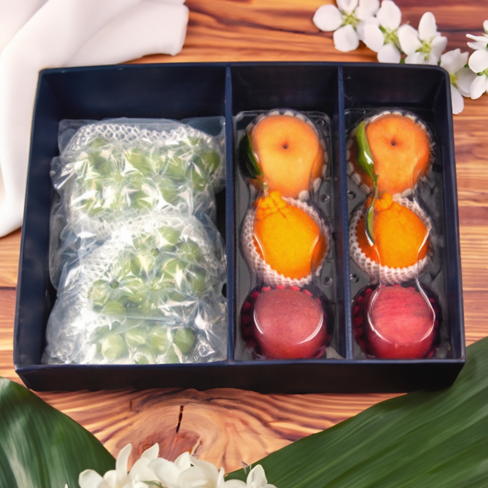 과일 혼합 명절 선물 세트 4.5kg 특 사과2과 배2과 한라봉2과 샤인2수