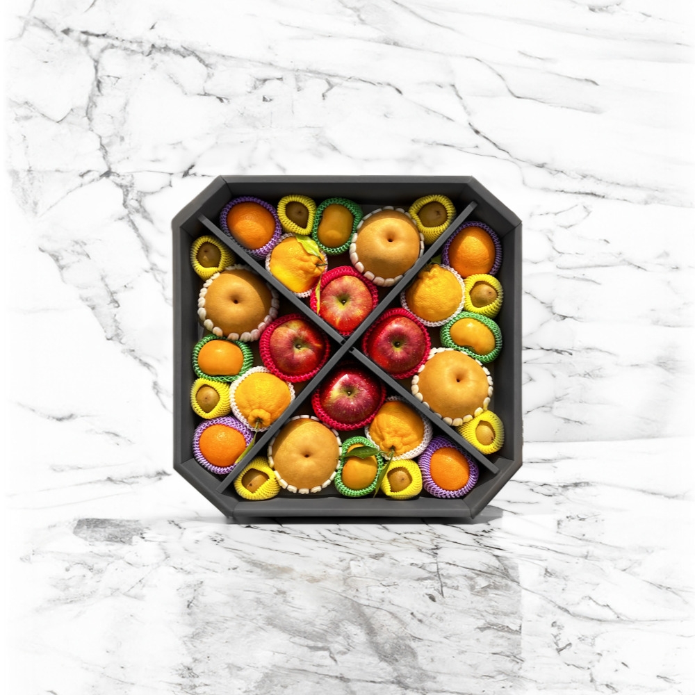 팔각 과일 혼합 프리미엄 선물 세트 7kg 사과4 배4 한라봉4 천혜향4 참다래4-8 단감4