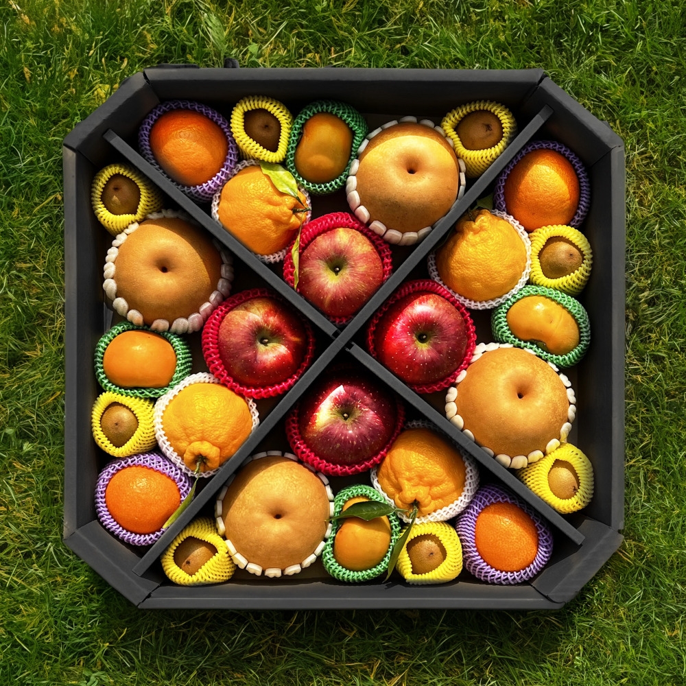 팔각 과일 혼합 프리미엄 선물 세트 7kg 사과4 배4 한라봉4 천혜향4 참다래4-8 단감4