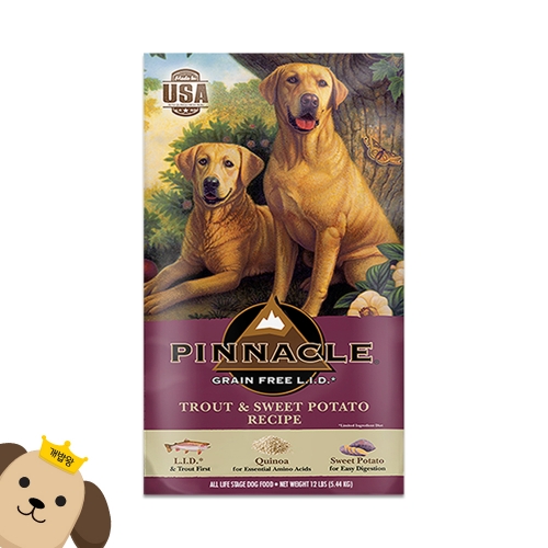 피너클 강아지사료 송어&고구마 9.89kg