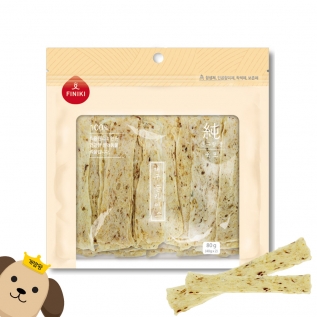 피니키 순육포 대구 슬라이스 80g 강아지 수제간식