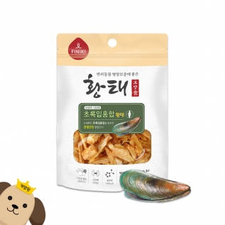 피니키 오븐에 구운 크리스피 초록입홍합 황태 34g