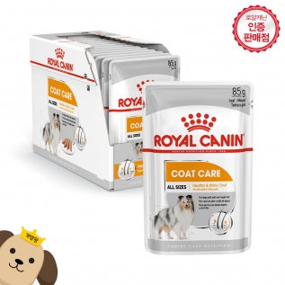 로얄캐닌 독 코트 케어 파우치 85g x 12개