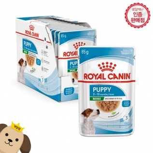 로얄캐닌 독 미니 퍼피 파우치 85g x 12개