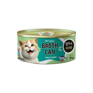 펫레터 고양이 캔 참치&타우린 85g