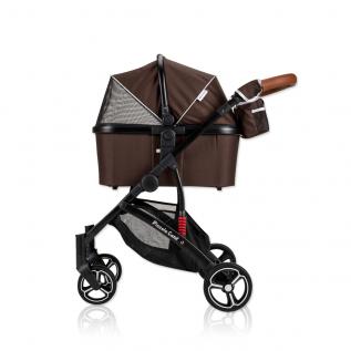 피콜로카네 카리노2 프리미엄 펫 강아지 유모차 브라운