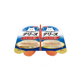 IMC-222 이나바 트윈컵 테린 참치&닭가슴살&관자