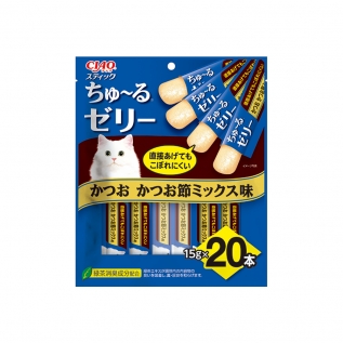 이나바 고양이 챠오츄르[TSC-223]챠오스틱 가다랑어&가츠오부시믹스 20P