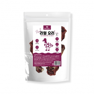 펫레터 사사미 리얼 오리봉 70g