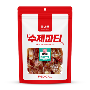 수제파티 돼지귀 200g