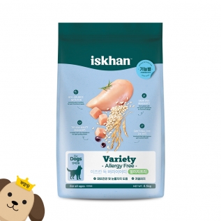 이즈칸 강아지 버라이어티 알러지프리 6.5kg