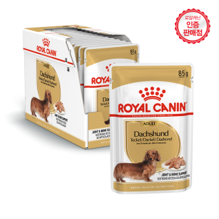 로얄캐닌 닥스훈트 어덜트 파우치 85g x 12개입