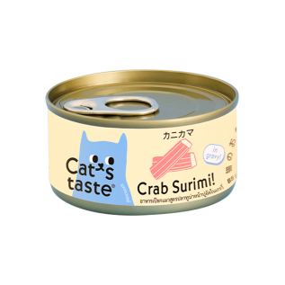 캣츠테이스트 고양이캔 게맛살 그레이비 85g