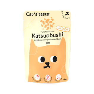 캣츠테이스트 고양이파우치 가쓰오부시 젤리 70g