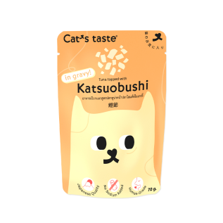 캣츠테이스트 고양이파우치 가쓰오부시 그레이비 70g