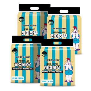 하이하우 베르디벳 강아지 배변패드 표준형 100매 x 4개