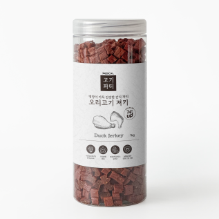 페디칼 고기가득 고기파티 강아지간식 오리 져키 1kg