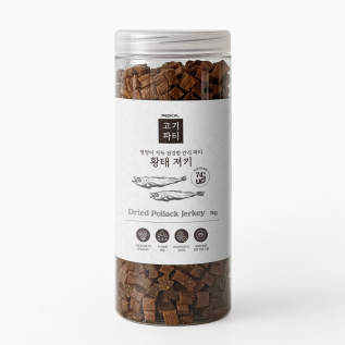 페디칼  고기가득 고기파티 강아지간식 황태 져키 1kg