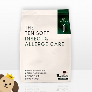더텐 소프트 곤충&알러지 3kg 인섹트 강아지 반습식 사료
