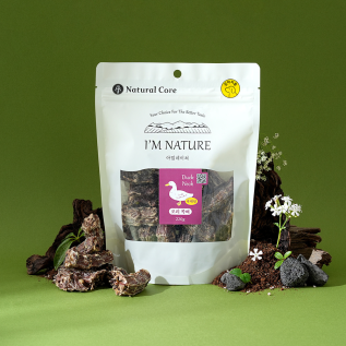 네츄럴코어 아임네이쳐 저온 오븐베이크 공법 강아지 국내산 천연간식 오리목뼈, 220g