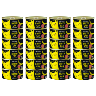 펫레터 촉촉육즙 고양이캔 간식 닭고기&새우 85g ,24개