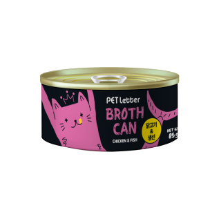 펫레터 촉촉육즙 고양이캔 간식 닭고기&생선 85g ,1개