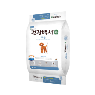 건강백서 순 건강한 푸들 가수분해 강아지사료 5.1kg