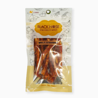 퓨어네이쳐 블랙노즈 강아지 껌간식 개껌 오리양념말랑껌, 70g, 1개