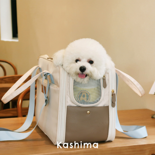 카시마 스즈카 이동가방 핑크 강아지 고양이