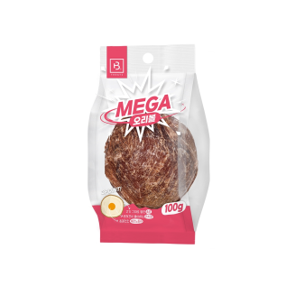 브리더랩 메가볼 오리볼 100g 오래먹는 강아지 간식