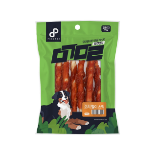 명견만리 오리말이 스틱 140g 강아지 간식