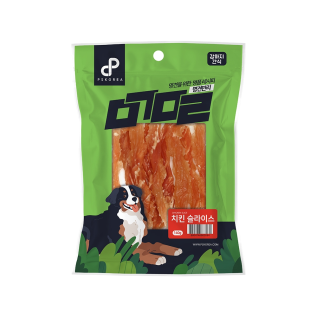 명견만리 치킨 슬라이스 140g 강아지 육포 간식