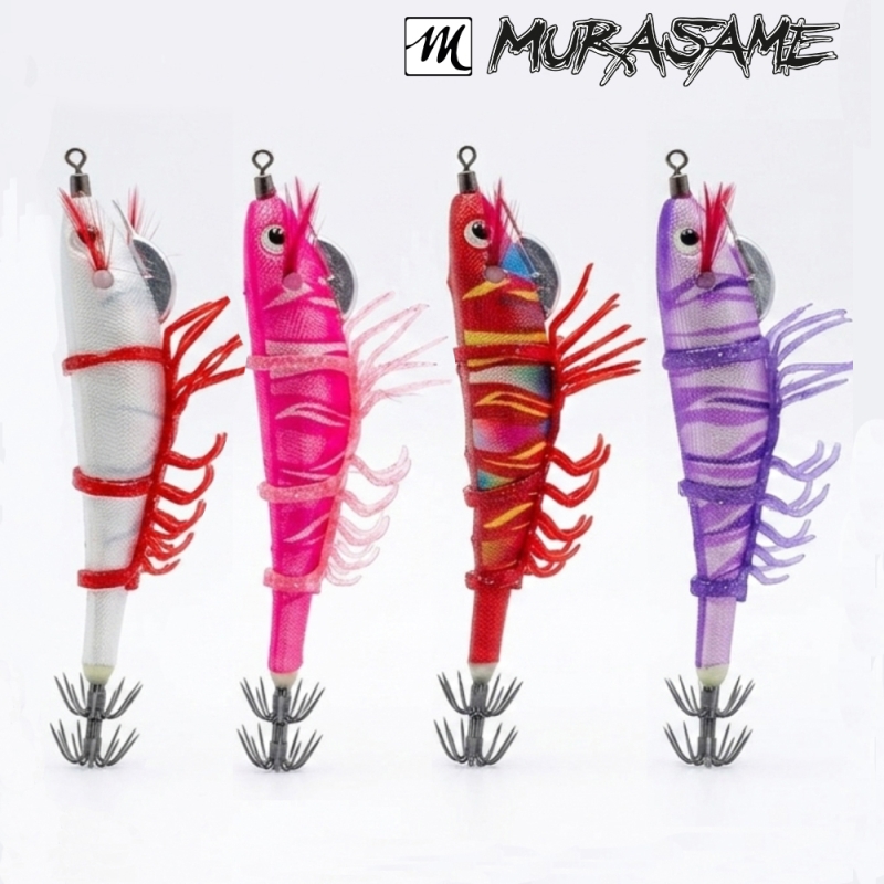 다리삼봉 에기 M-10.4cm 수평 UV 야광 새우다리
