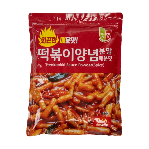 [첫맛] 떡볶이 양념 분말 매운맛 1kg