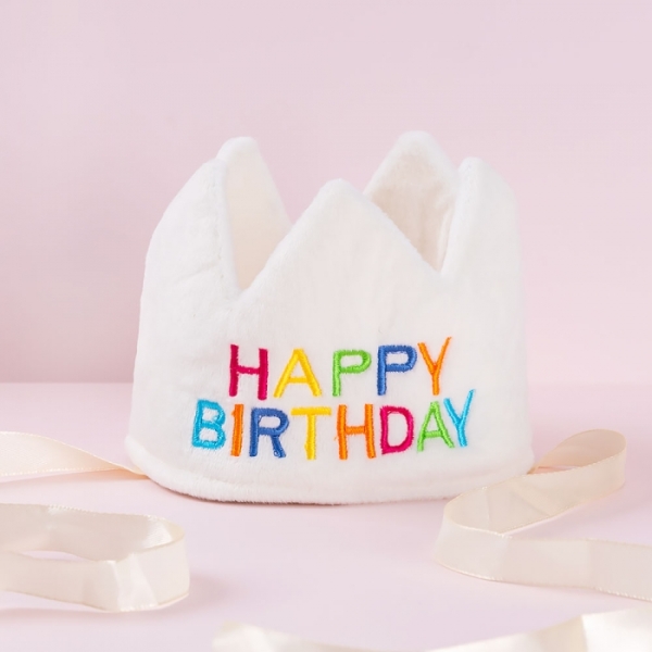 생일왕관 화이트