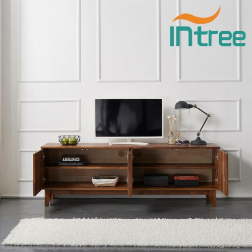 멀바우원목 루이 사이드보드1단 거실장 1800